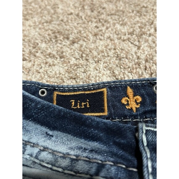 Rock Revival Liri Mid-Rise Boot Jeans Women's 24x30 Medium Wash Blue Denim - Picture 6 of 11